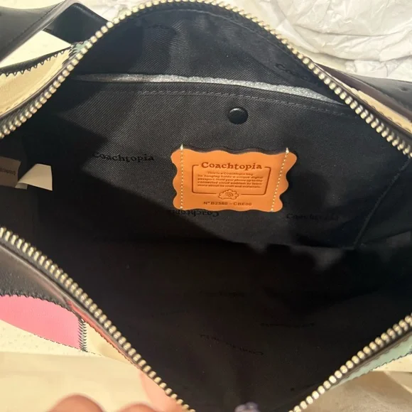 Coachtopia Alter/Ego Shoulder Bag In Checkerboard Upcrafted Leather - Picture 6 of 7